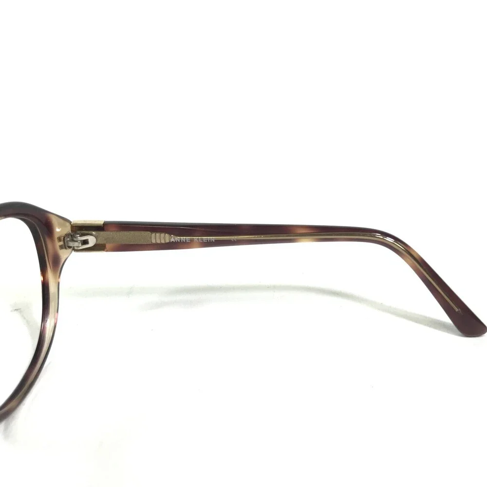 Anne Klein Eyeglasses Frames AK7030 206 MOCHA TORTOISE Round Full Rim 54-17-130